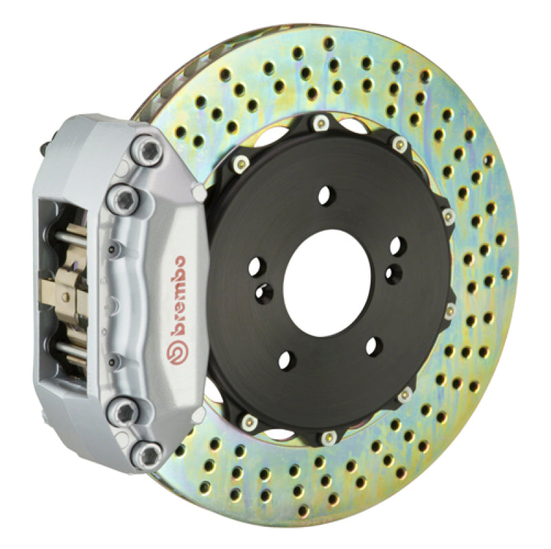 Brembo Brembo 06-13 S350 Rear GT BBK 4 Piston Cast 2pc 328x28 2pc Rotor Drilled-Black (2C1.6010A1)