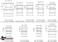 Camburg B Camburg 7/8in. x 1/2in. Hi-misalignment Spacers (pair) (CAM-040032)