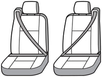 Covercraft Covercraft Endura Waterproof Polyester SeatSaver Custom Front Row Seat Covers (SS3386WFBK)