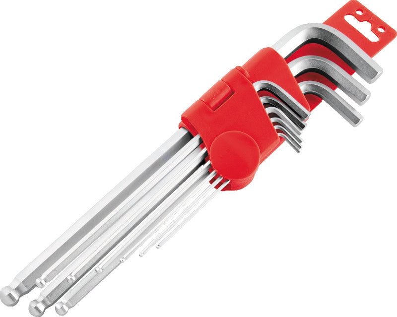 BikeMaster D BikeMaster 9-pc Ball End Long Wrench Set - Metric (151579)