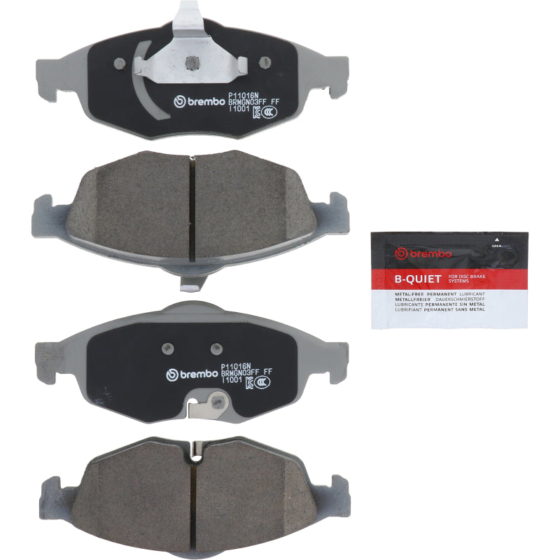 Brembo OE B Brembo 01-06 Chrysler Sebring/Dodge Stratus Front Premium NAO Ceramic OE Equivalent Pad (P11016N)