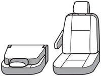 Covercraft Covercraft Endura Waterproof Polyester SeatSaver Custom Front Row Seat Covers (SS2487WFBK)