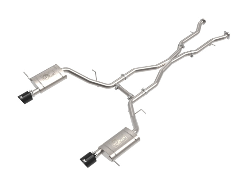 aFe Discount B aFe 11-21 Dodge Durango V6-3.6L / V8-5.7L MACH Force-Xp 304 SS Cat-Back Exhaust System w/ Black Tip (49-32086-B)