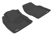 3D MAXpider 3D MAXpider 2007-2014 Land Rover Lr2 Kagu 1st Row Floormat - Black (L1LR00111509)