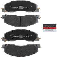 Brembo OE B Brembo 09-10 Dodge Ram 2500/Ram 3500 Front Premium NAO Ceramic OE Equivalent Pad (P18039N)