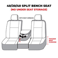 Covercraft Covercraft 13-16 Dodge RAM Polycotton SeatSaver Custom Front Row Seat Covers - Charcoal (SS3435PCCH)