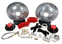 Baer Brakes Baer Brakes 68-69 Ford Fairlane STD Studs 13in SS4 Front SDZ Brake Kit - Silver (4261447S)