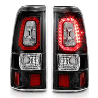 ANZO ANZO 2003-2006 Chevy Silverado 1500 LED Taillights Plank Style Black w/Clear Lens (311327)