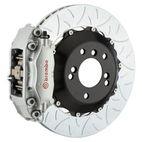 Brembo Brembo 11-16 528i Rear GT BBK 4 Piston Cast 345x28 2pc Rotor Slotted Type3-Silver (2P3.8040A3)