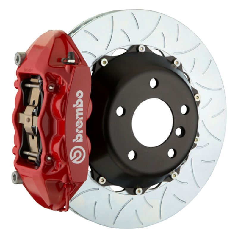 Brembo Brembo 11-18 Cayenne/S/GTS Rear GT BBK 4 Piston Cast 380x28 2pc Rotor Slotted Type3-Red (2S3.9005A2)