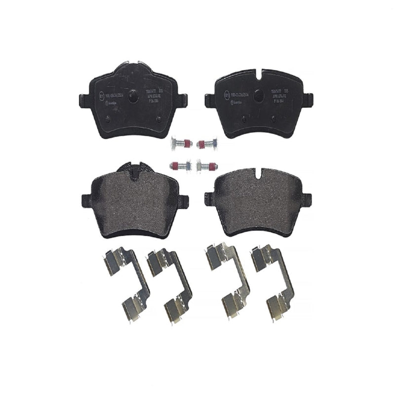 Brembo OE B Brembo 02-10 Mini Cooper/11-16 Cooper Countryman Front Premium Low-Met OE Equivalent Pad (P06086)
