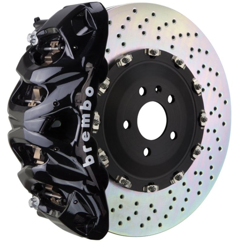 Brembo Brembo 12-14 ML550 Front GT BBK 8 Piston Cast 412x38 2pc Rotor Drilled-Black (1Q1.9608A1)