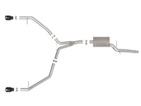 aFe Discount B aFe MACH Force-Xp 13-16 Audi Allroad L4 SS Axle-Back Exhaust w/ Black Tips (49-36437-B)