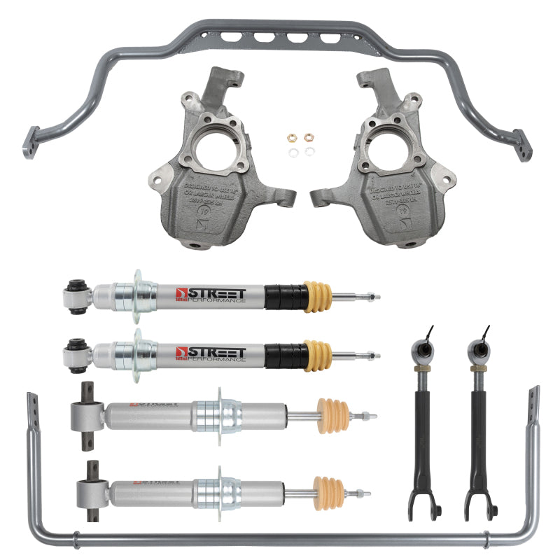 Belltech Kits Belltech 21+ GM SUV SWB ONLY 2WD/4WD Front and Rear Lowering Kit w/ Performance Struts (1104SPS)