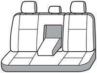 Covercraft Covercraft Endura Waterproof Polyester SeatSaver Custom Second Row Seat Covers (SS7461WFBK)