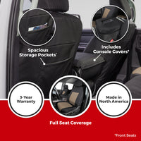 Covercraft Covercraft 21-24 Ford Explorer Endura PrecisionFit Custom Second Row Seat Covers - Charcoal/Silver (GTF4275ENCS)