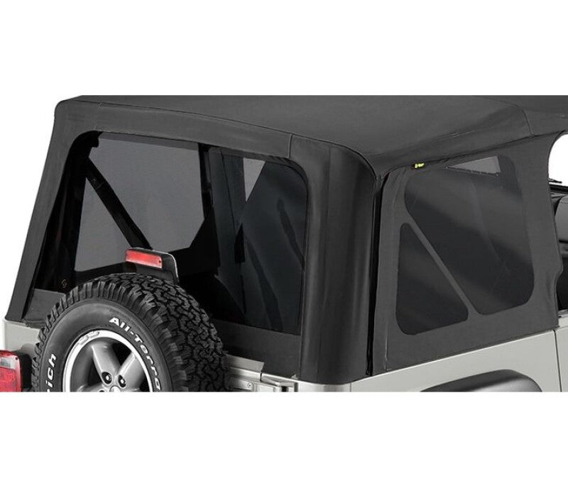 Bestop Bestop 97-02 Jeep Wrangler TJ Window Set (Black Denim) (58121-15)