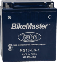 BikeMaster G BikeMaster TruGel Battery MG16-BS-1 (780521)