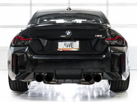 AWE Tuning AWE Tuning 23-24 BMW G87 M2 Track Edition Exhaust - Diamond Black Tips (3020-43487)