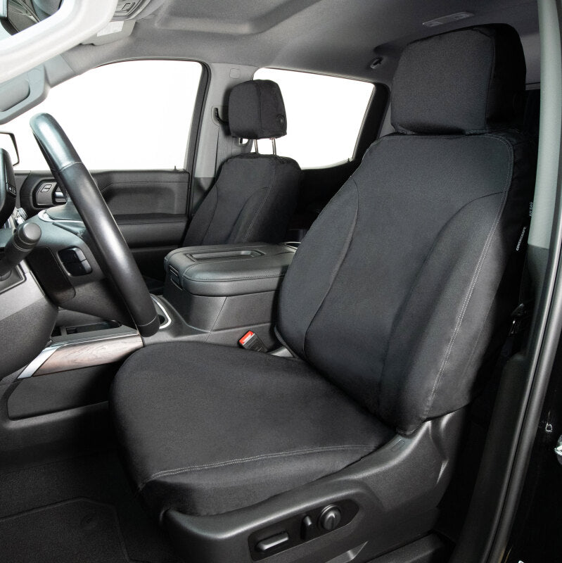 Covercraft Covercraft Endura Waterproof Polyester SeatSaver Custom Front Row Seat Covers (SS2442WFBK)