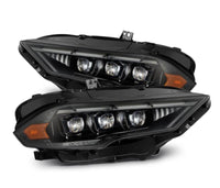 AlphaRex AlphaRex 18-20 Ford Mustang NOVA LED Proj Headlights Alpha-Black w/Activ Light/Seq Signal/Switch DRL (880263)