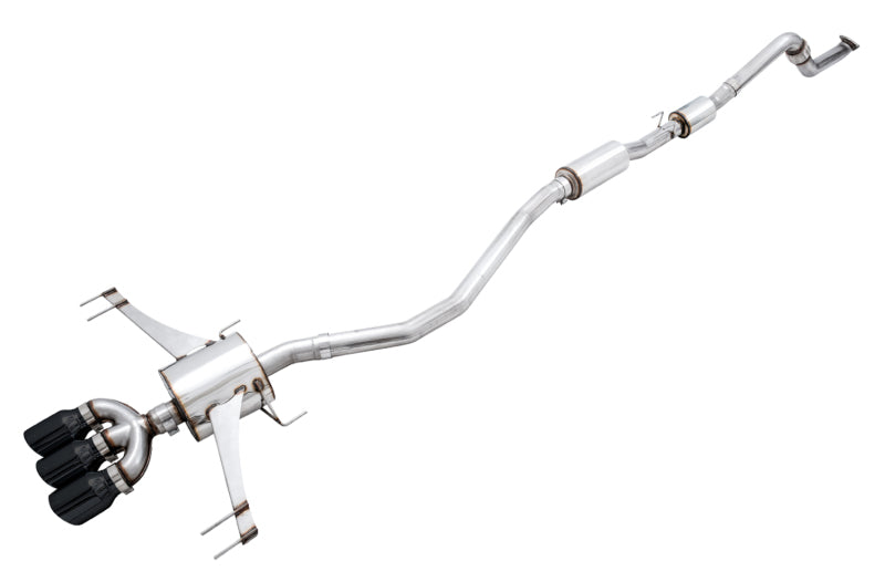 AWE Tuning AWE Tuning 2017+ Honda Civic Type R Touring Edition Exhaust w/Front & Mid Pipe - Diamond Blk Tips (3015-43000)