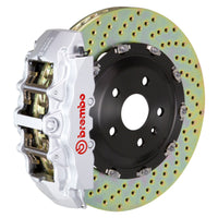 Brembo Brembo 03-08 SL500 Front GT BBK 8 Piston Cast 380x34 2pc Rotor Drilled-Silver (1G1.9011A3)