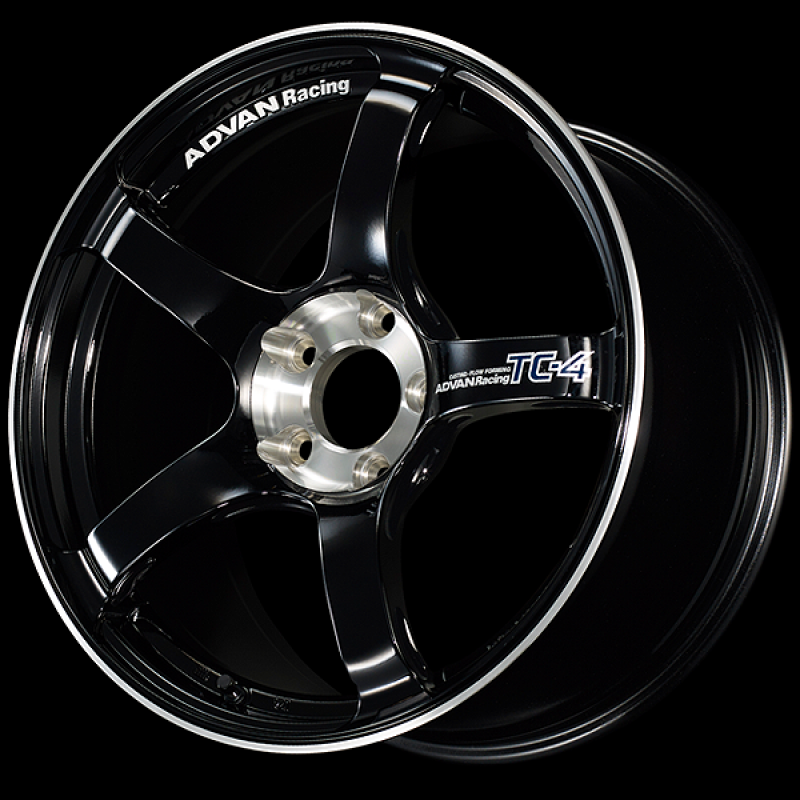Advan Advan TC-4 SE 16x8.0 / +35 Offset / 5x114.3 / 73mm Bore / Racing Gloss Black and Diamond Cut (YADS6G35EBF)