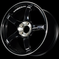 Advan Advan TC-4 SE 16x8.0 / +35 Offset / 5x114.3 / 73mm Bore / Racing Gloss Black and Diamond Cut (YADS6G35EBF)