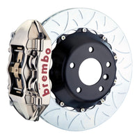 Brembo Brembo SS Rear GTR BBK 4 Piston Billet380x28 2pc Rotor Slotted Type-3- Nickel Plated (2P3.9055AR)