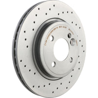 Brembo OE Brembo 02-07 Mini Cooper Front Premium Xtra Cross Drilled UV Coated Rotor (09.8655.1X)