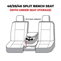 Covercraft Covercraft 13-16 Dodge Ram Polycotton SeatSaver Custom Front Row Seat Covers - Grey (SS3438PCGY)