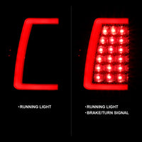 ANZO ANZO 1999-2002 Chevy Silverado 1500 LED Taillights Plank Style Black w/Clear Lens (311330)