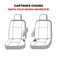 Covercraft Covercraft Endura Waterproof Polyester SeatSaver Custom Second Row Seat Covers (SS8518WFBK)