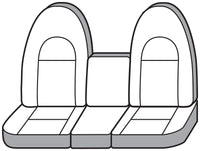Covercraft Covercraft 99-02 Ford Std Polycotton SeatSaver Custom Front Row Seat Covers - Wet Sand (SS3305PCSA)