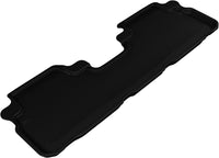 3D MAXpider 3D MAXpider 2008-2013 Toyota Highlander Kagu 2nd Row Floormats - Black (L1TY15021509)