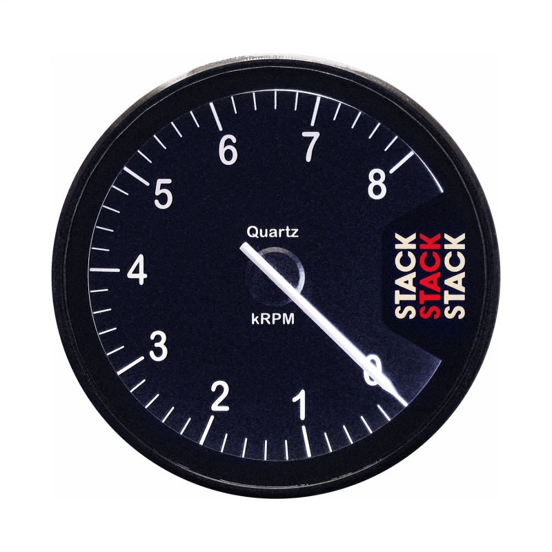 AutoMeter B Autometer Stack Clubman Tachometer 80mm 0-8K RPM - Black (ST200-08)