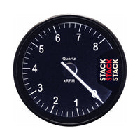 AutoMeter B Autometer Stack Clubman Tachometer 80mm 0-8K RPM - Black (ST200-08)