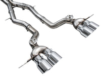AWE Tuning AWE Tuning 23-24 BMW G87 M2 Track Edition Exhaust - Chrome Silver Tips (3020-42487)