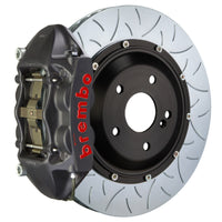 Brembo Brembo 11-16 528i Rear GTS BBK 4 Piston Cast 345x28 2pc Rotor Slotted Type3-Black HA (2P3.8040AS)