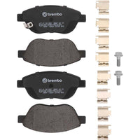 Brembo OE B Brembo 12-13 Fiat 500 Front Low-Met Brake Pad (P59052)