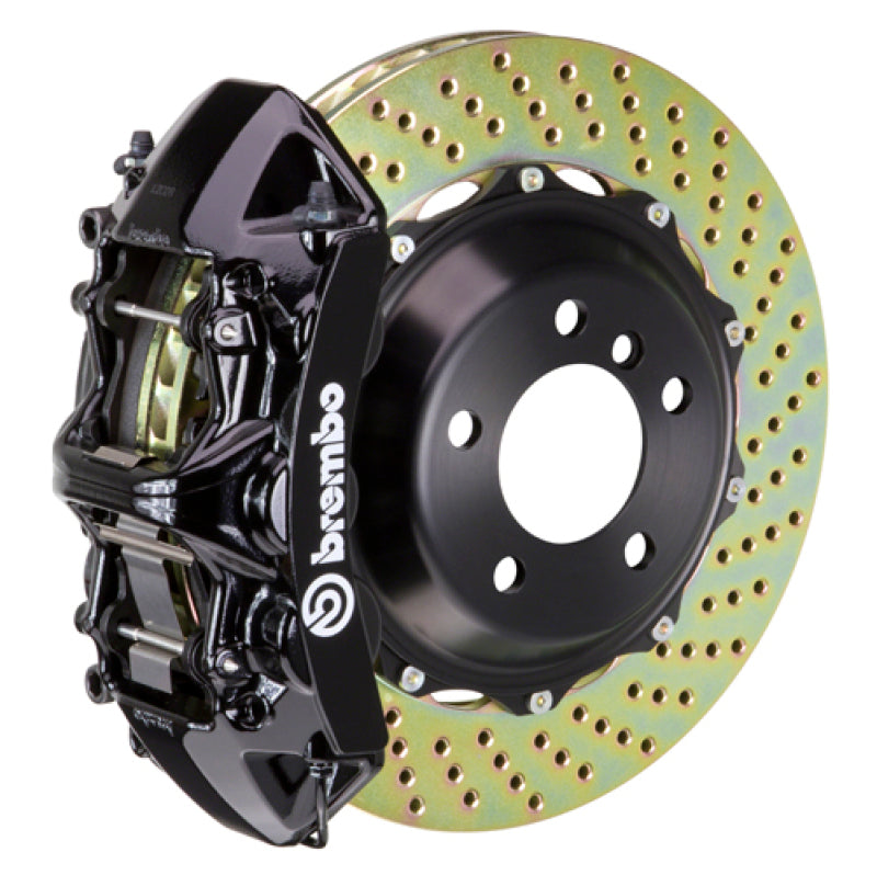 Brembo Brembo 04 360 Challenge Stradale Fr GT BBK 6Pis Cast 380x32 2pc Rotor Drilled-Black (1M1.9013A1)