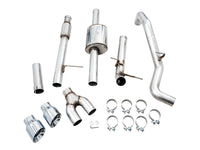 AWE Tuning AWE Tuning 4th Gen GM 1500 5.3L 0FG Cat-Back Dual Side Exit (Flat Bumper) - Chrome Tips (3015-22207)