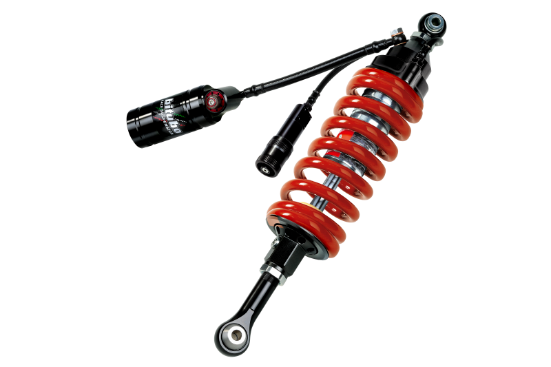 Bitubo Suspension Bitubo CLU3 Monoshock Adjustable: Hydraulic Spring Preload, Reb., Double Comp., Length, Red Spring (Y0145CLU31)