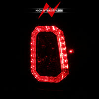 ANZO ANZO 1999-2002 Chevy Silverado 1500 LED Taillights Plank Style Black w/Clear Lens (311324)