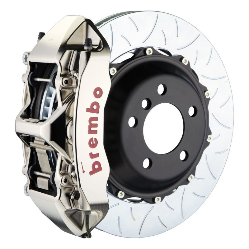 Brembo Brembo 92-00 Viper RT-10/GTS Front GTR BBK 6 Piston Billet 355x32 2pc Rotor Slotted Type3- Nickel (1M3.8017AR)