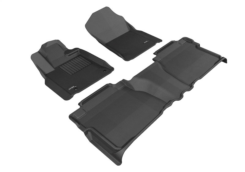3D MAXpider 3D MAXpider 07-11 Toyota Tundra Double Cab Kagu Black Full Set (L1TY14701509)