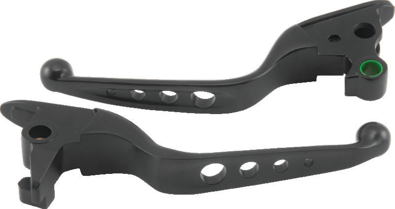 Bikers Choice AA Bikers Choice 15-17 FLST FXST O-Series 4 Holed Lever Set Black (482145)