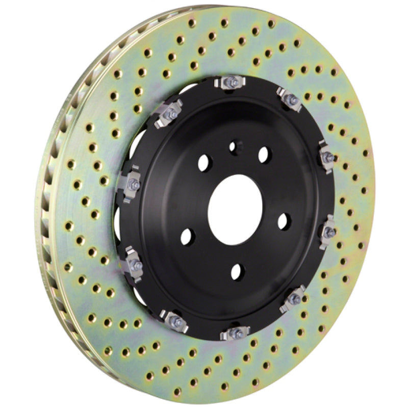 Brembo Brembo 08-16 R8 4.2/5.2 Excl CC Brake Front 2-Piece Discs 365x34 2pc Rotor Drilled (101.9007A)