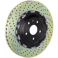 Brembo Brembo 08-16 R8 4.2/5.2 Excl CC Brake Front 2-Piece Discs 365x34 2pc Rotor Drilled (101.9007A)
